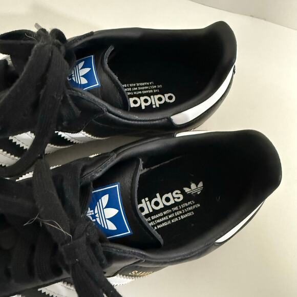 Adidas Women's Samba Sneakers Black Gum 7.5 - Picture 3 of 7